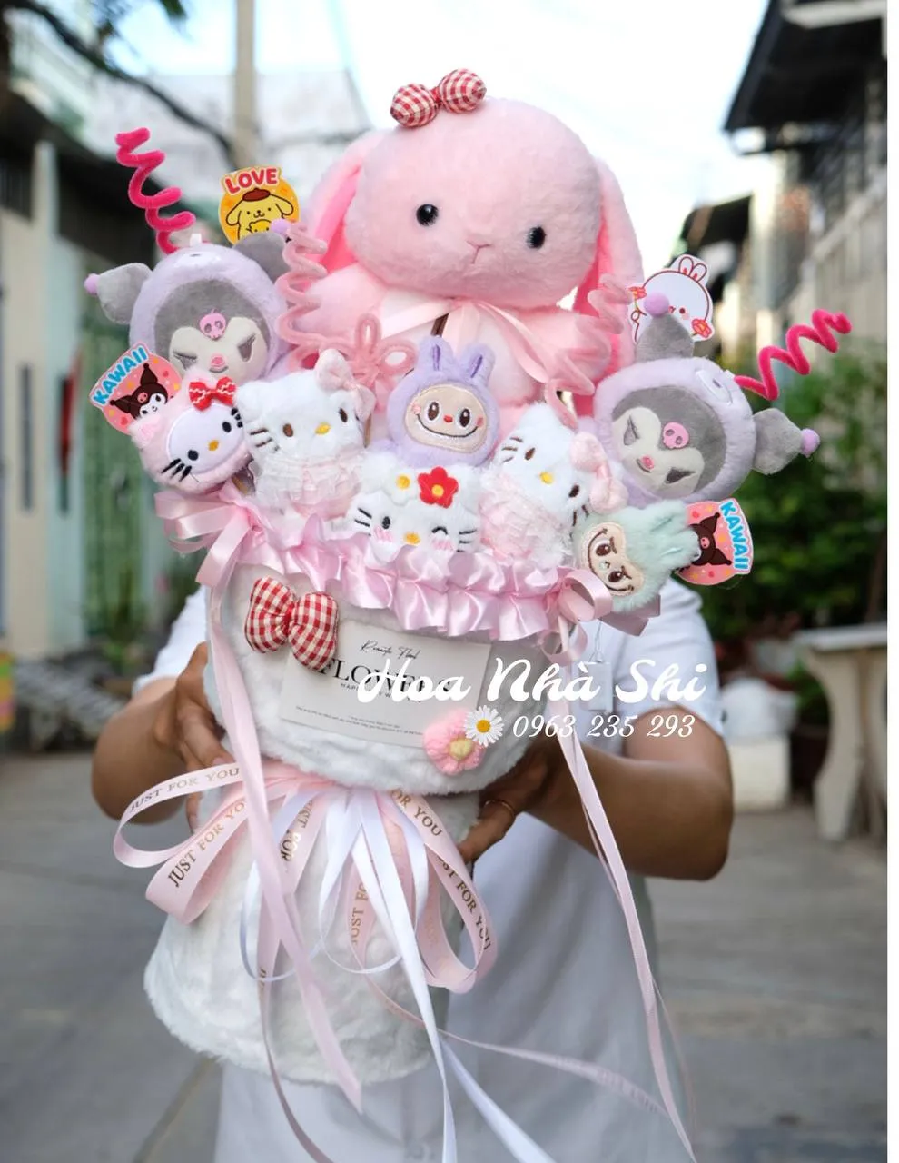 Bó Hoa Gấu Bông - 112 — chi tiết thiết kế