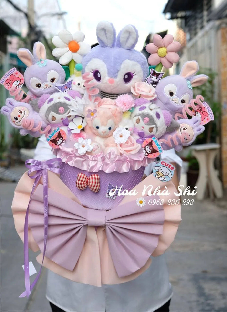Bó Hoa Gấu Bông - 113 — chi tiết thiết kế