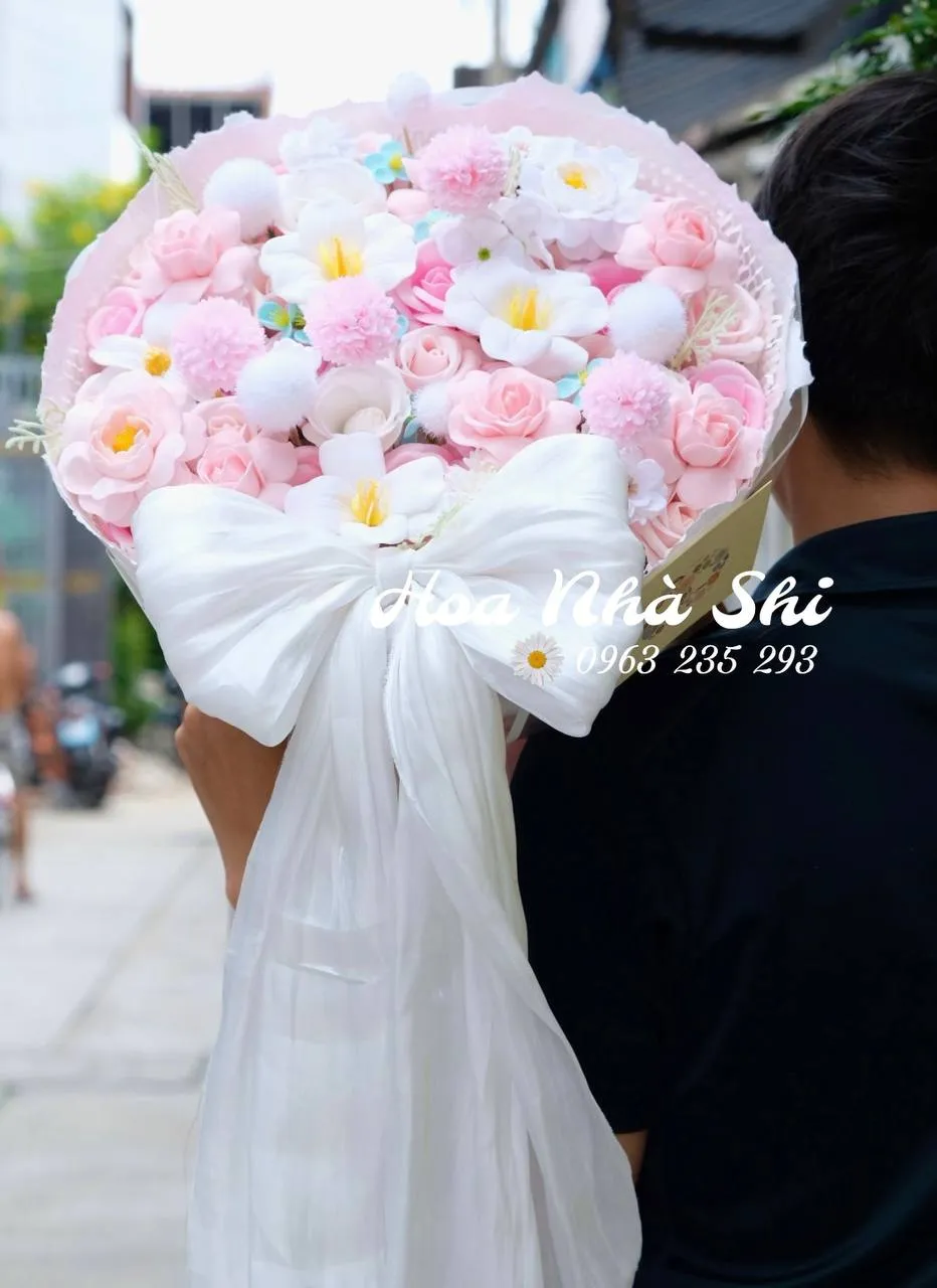 Bó Hoa Sáp Thơm - 090 — chi tiết thiết kế