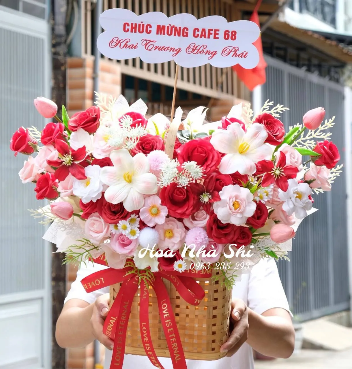 Bó Hoa Sáp Thơm Khai Trương - 094 — chi tiết thiết kế