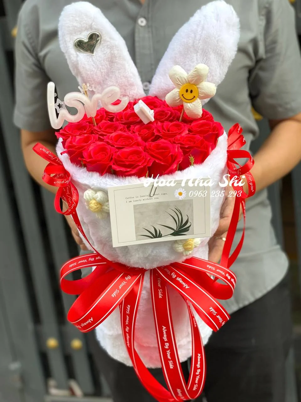 Bó Hoa Sáp Thơm Tai Thỏ - 048 — ảnh minh họa