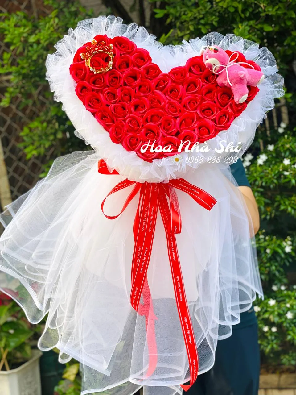 Bó Hoa Sáp Thơm Trái Tim - 039 — ảnh minh họa