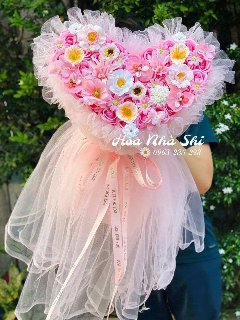 Bó Hoa Sáp Thơm Trái Tim - 045 — ảnh minh họa