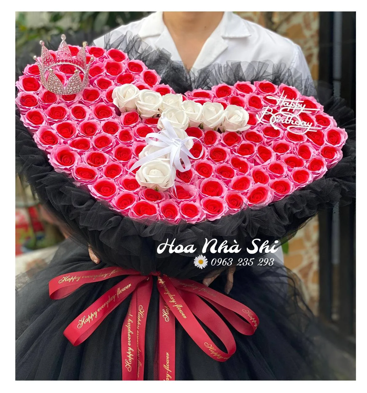 Bó Hoa Sáp Thơm Trái Tim - 051